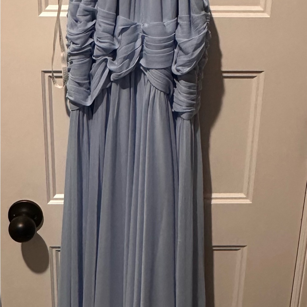 Elegant Blue Evening Gown/Bridesmaid Dress